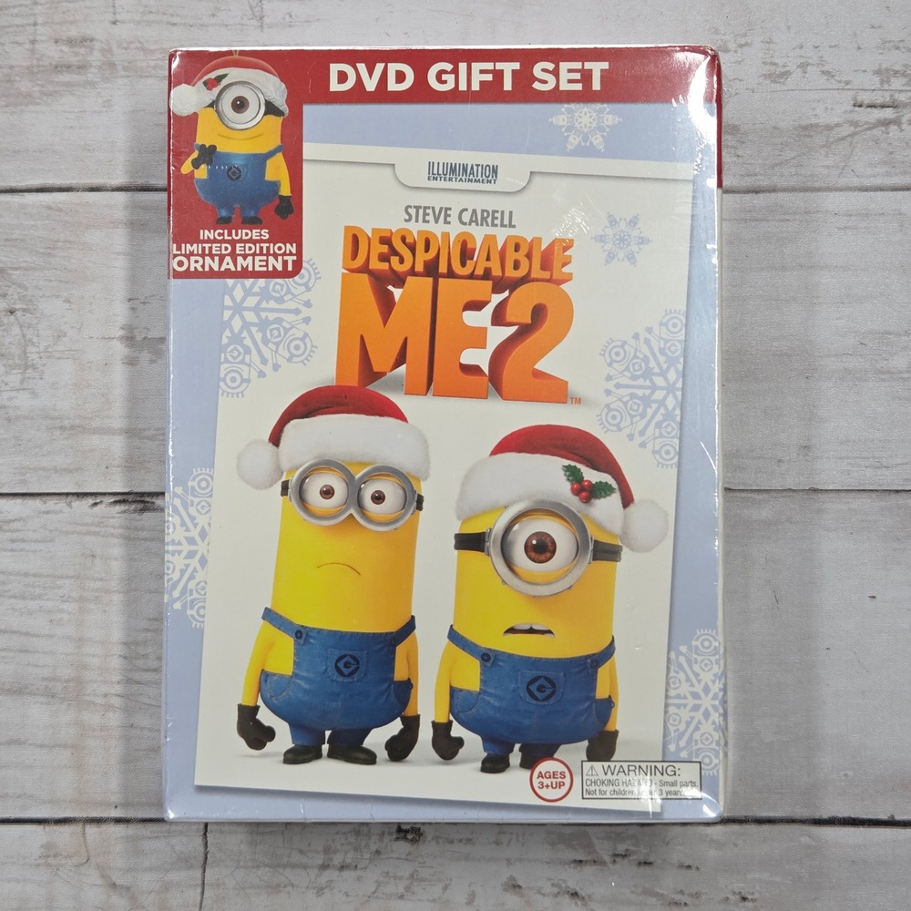 Illumination Despicable Me 2 DVD Holiday Gift Set with Ornament New‎ Sealed